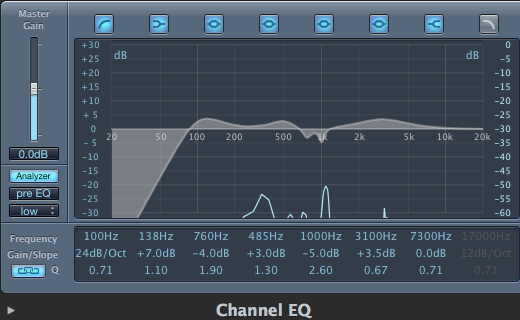 parametric eq settings for vocals